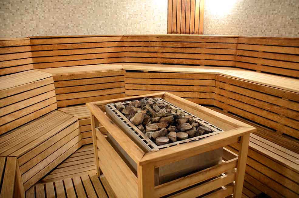 Relax med sauna sten detaljer hos Clarion Collection Hotel Kompaniet Nyköping